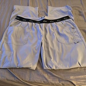 Koi lite pants. Size large. Light gray
